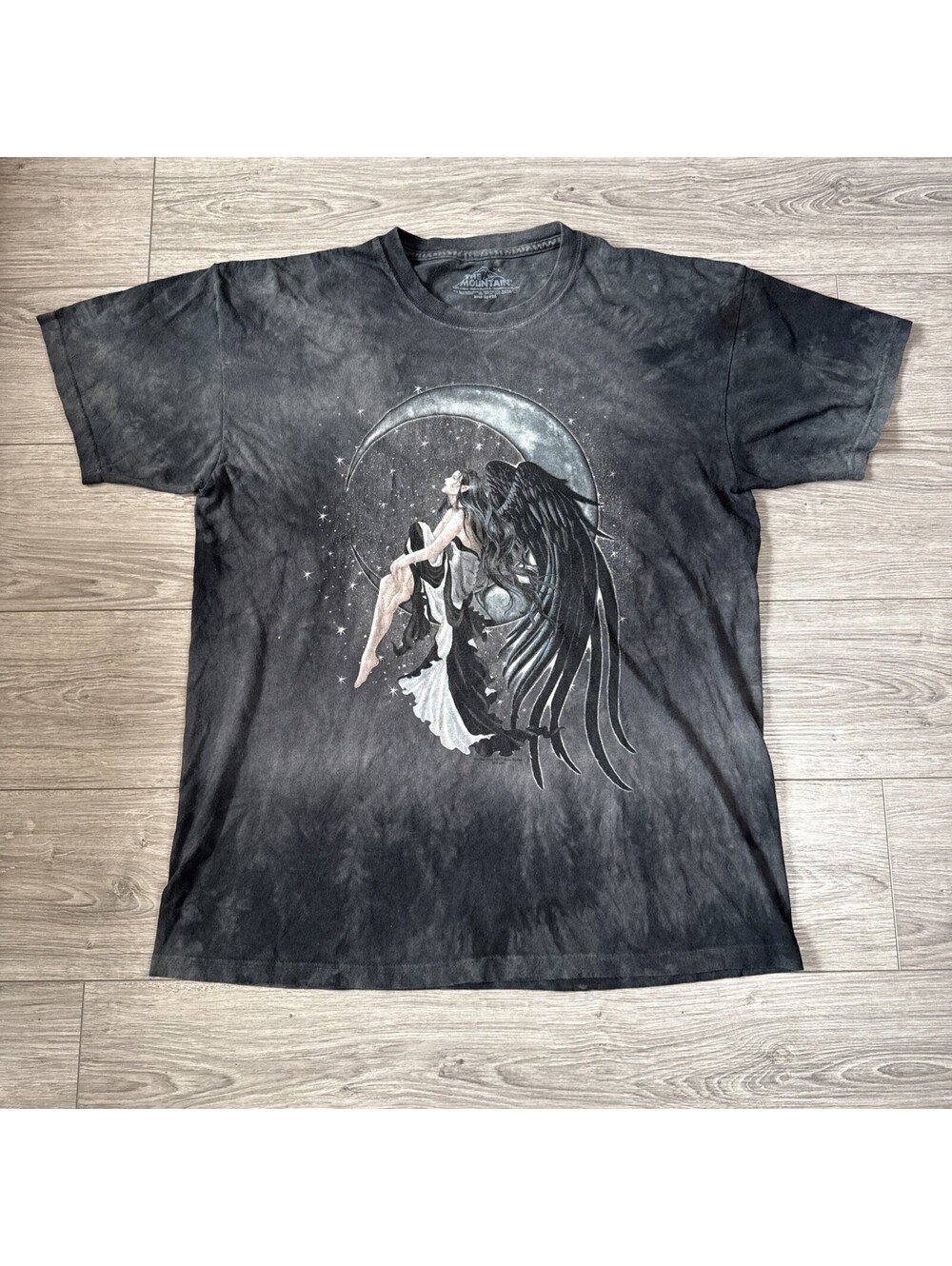 2007 THE MOUNTAIN Nene Thomas Stargazer Onyx Angel Tie Dye T-Shirt Large